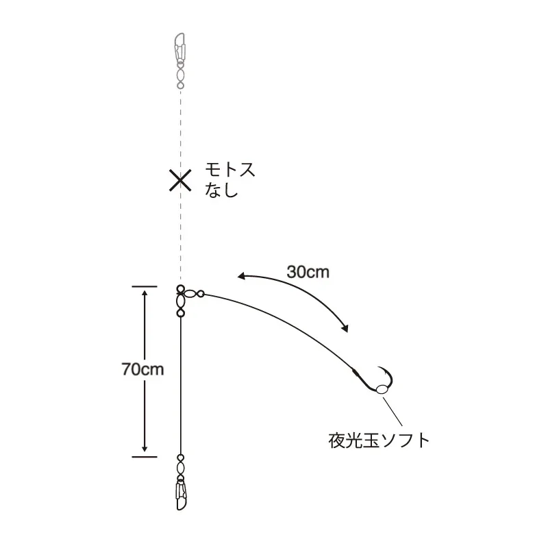 實船Direct活餌泳釣胴突 紫外線螢光魚鈎