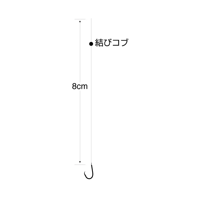 實船 Athlete 剝皮魚 Fine 24本綁線魚鈎（TC氟素）
