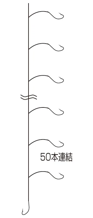 ATHLETE KISS 50本連結釣組,圖片 1/2