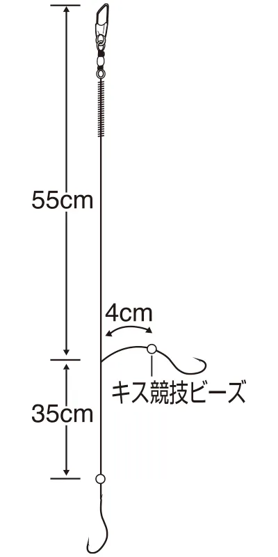 沙鑽速掛 2本魚鈎,圖片 1/2